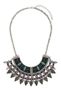 Ethnic metal, turq collar necklace.jpg